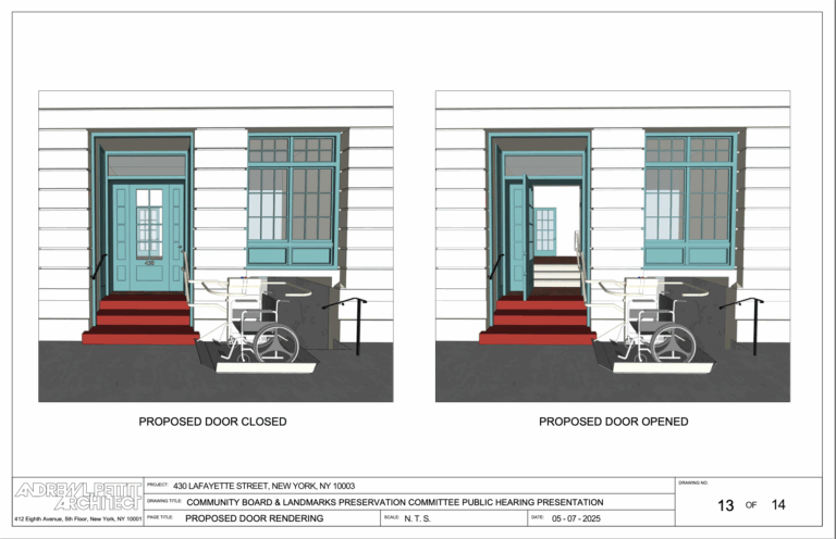430 Lafayette St: LPC CofA for Installation of Barrier-Free Access Lift